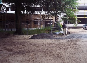 Rohbau Mehrzweckhalle Stubenrauchstraße