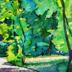 Aquarell aus dem Jahr 1921 von Werner Wasielewski