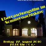 Somerfilm-Plakat Plakat zum Sommernachtskino