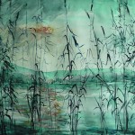 Peter Rusza: Das andere Ufer, Aquarell (36 x 48 cm), 2004. Peter Rusza: Das andere Ufer, Aquarell (36 x 48 cm), 2004.