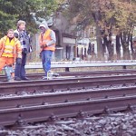 Gleisbauarbeiten am S-Bahnhof in Eichwalde. (Foto: jl) Gleisbauarbeiten am S-Bahnhof in Eichwalde. (Foto: jl)