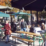 Nur wenige Besucher kamen zum Schlachtfest auf dem Eichwalder Markt- und Festplatz. (Foto: jl)