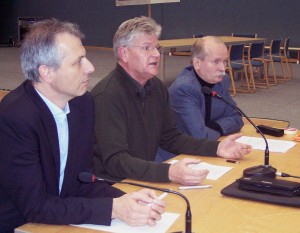 Markus Mücke (links), Herbert Burmeister (Mitte), Gernut Franke (rechts). (Foto: jl)