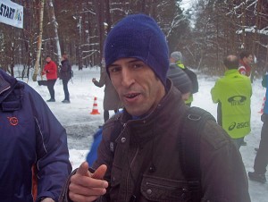 Abdou Oukioud, Sieger des 10-km-Laufs des Vereins Kind & Kegel. (Foto: Jörg Levermann)