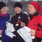 Siegerinnen beim 5 km-Lauf des Ajax Eichwalde. (Foto: Jörg Levermann) Siegerinnen beim 5 km-Lauf des Ajax Eichwalde. (Foto: Jörg Levermann)