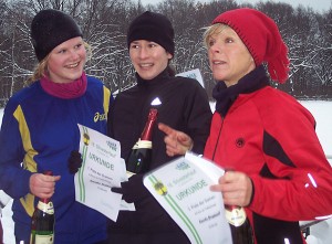 Siegerinnen beim 5 km-Lauf des Ajax Eichwalde. (Foto: Jörg Levermann)