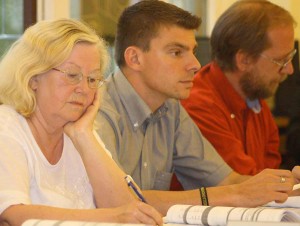 Eichwalder SPD-Fraktion: Bärbel Schmidt, Björn Lorenz und Andreas Dittler-Klingemann. (Foto: Jörg Levermann) 