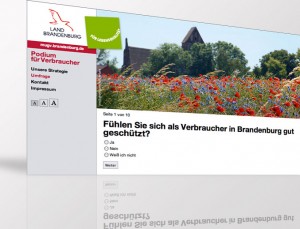 Das Podium für Verbraucher auf der Website des MUGV (Montage: Jörg Levermann)