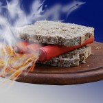 Brot mit Böller. (Foto: Jörg Levermann)