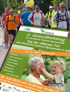 Am 9. Juni findet zum zweiten Mal der Gesundheitstag am Achenbach Krankenhaus in Königs Wusterhausen statt. (Montage: Jörg Levermann)