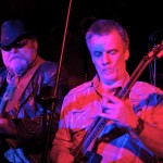 Volkmar Deglmann und Peter Hammerschmidt, Gitarristen der Band Hai. (Foto: Jörg Levermann)