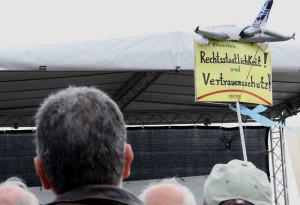 Rechtsstaatlichkeit und Vertrauensschutz sehen viele vom Fluglärm Betroffene in Gefahr. (Foto: Jörg Levermann)