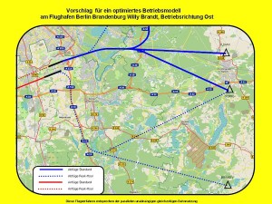 Vorschläge von Marcel Hoffmann bei Starts Richtung Osten. (Grafik: Marcel Hoffmann mit Kartenmaterial von Open Streetmap)