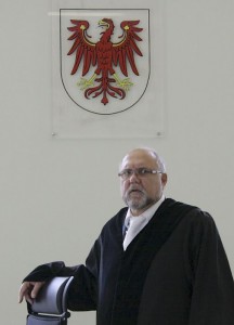 Richter Thomas Braunsdorf, vorsitzender Richter der 3. Strafkammer des Landgerichts Cottbus, sieht kaum Chancen für Aussetzen der U-Haft
