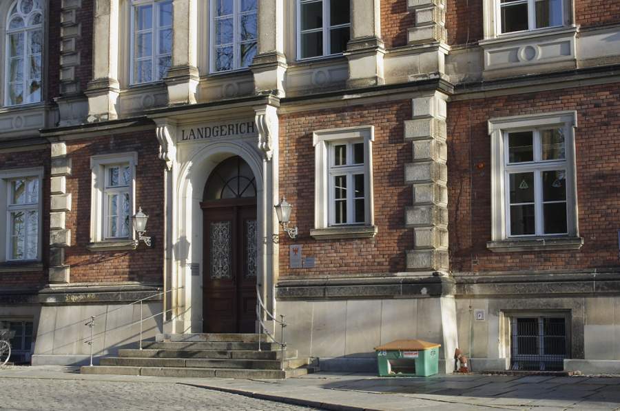 Das Foto zeigt das Gebäude des Amtsgerichts Cottbus. Erbaut wurde es 1876 auf dem Gerichtsberg in Cottbus. (Foto: Jörg Levermann).