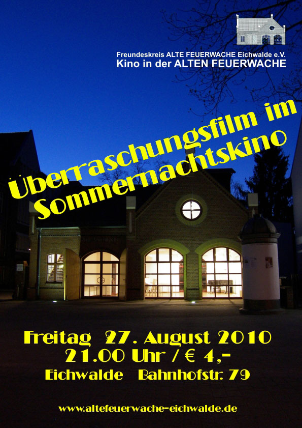 Plakat zum Sommernachtskino