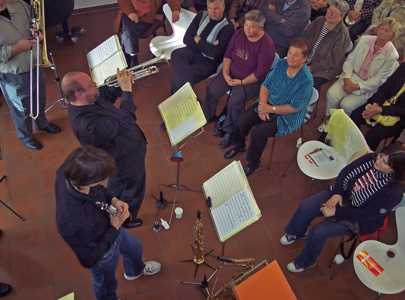 Dahme-River-Jazzband in der Alten Feuerwache (Foto: jl)