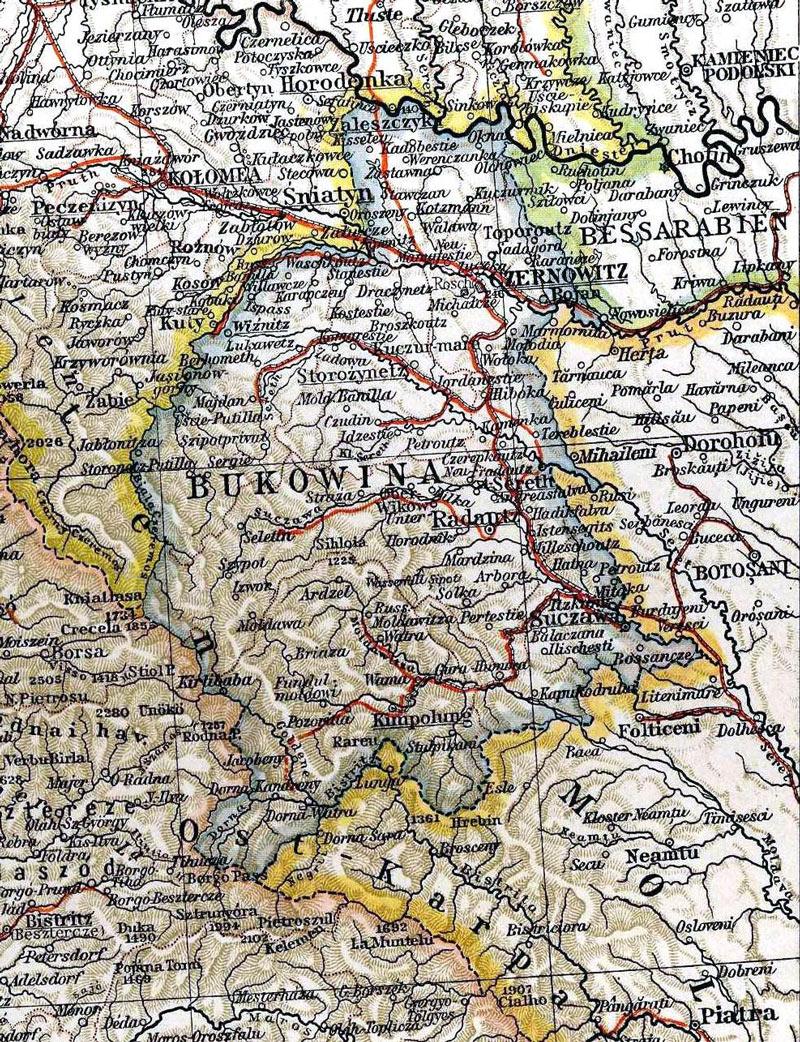Historische Karte aus Andrees Handatlas, Velhagen & Klasing, 1901 (wikipedia)