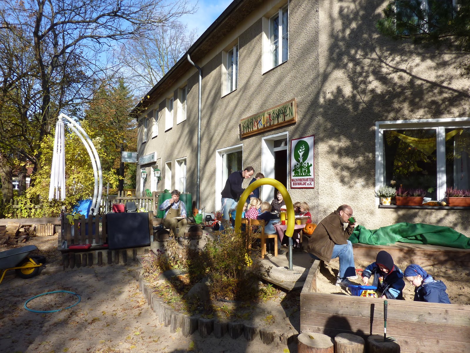 Idylle am Domizil des Waldkindergartens am Stern. (Foto: Waldkindergarten e.V.)