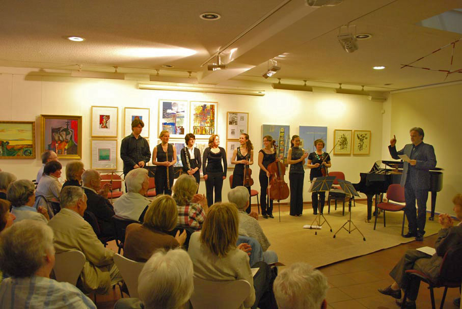 Musikerinnen und Musiker der Orchesterakademie bei der Staatskapelle Berlin gastierten in der Alten Feuerwache. (Foto: Burkhard Fritz)