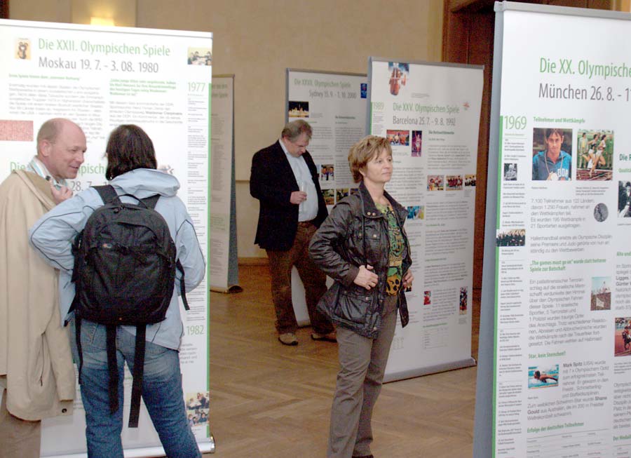 100 Jahre Olympisches Reiten ist der Titel einer Ausstellung von Schülern des Gymnasiums Villa Elisabeth (Foto: Gemeinde Wildau)