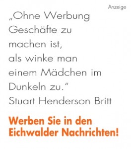 Ohne Werbung Geschäfte zu machen, ist als winke man einem Mädchen im Dunkeln zu.